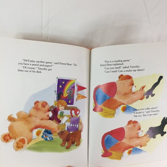 1983 A TALE FROM CARE BEARS  "The Trouble w Timothy" HARDCOVER BOOK PARKER BROS - Picture 7 of 8
